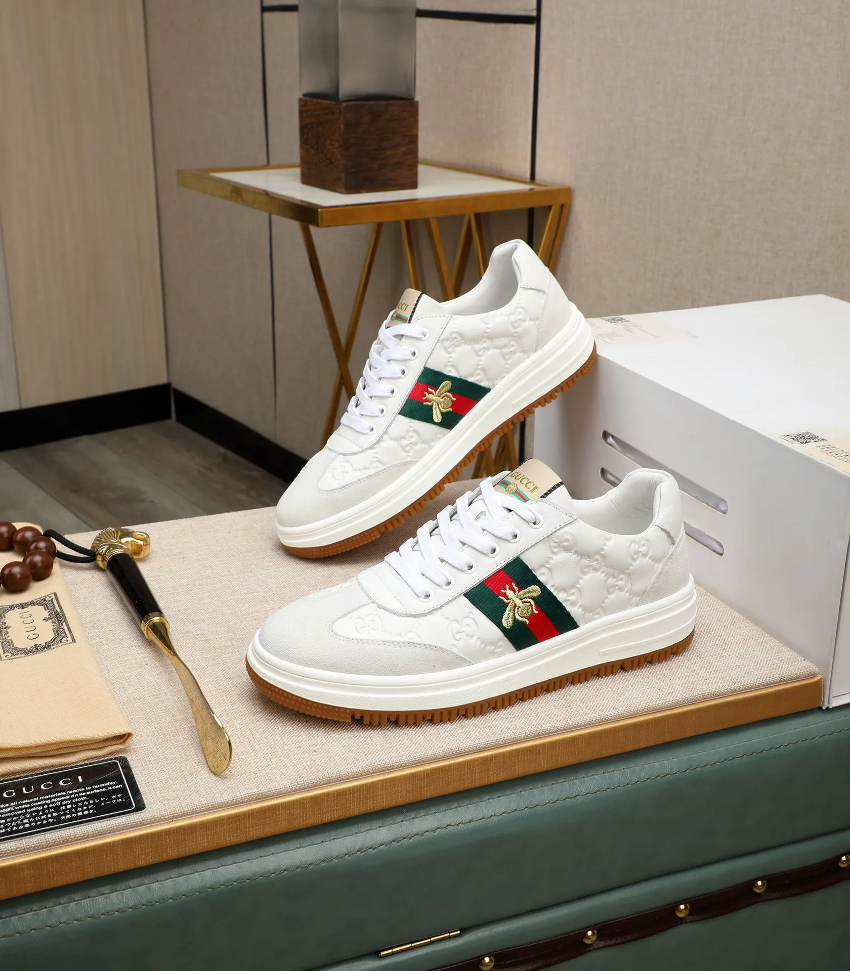 Men's shoes💰440 GUCCI🔍🔍2024 latest spring style On sale at the same time at the counter, original calfskin imported from Italy, genuine leather lining, (high-end, luxury, and class) exquisite workmanship, soles: original soles specially provided by the original factory, ⚠Exclusive double-layer movable molded soles are super comfortable⚠, real photos🎬The real ones are better🔍🔍"High quality·Follow the order" code number 38-44